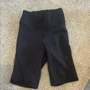 Girl’s Black High-Waisted Shorts